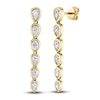 Thumbnail Image 0 of Shy Creation Diamond Dangle Earrings 1-3/8 ct tw Pear 14K Yellow Gold SC55024451