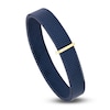 Thumbnail Image 1 of ZYDO Navy Stretch Bracelet 18K Yellow Gold/Stainless Steel 6.5"