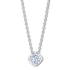 Thumbnail Image 0 of THE LEO First Light Diamond Solitaire Necklace 1/2 carat Round 14K White Gold (I1/I)