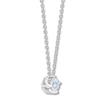 Thumbnail Image 1 of THE LEO First Light Diamond Solitaire Necklace 1/2 carat Round 14K White Gold (I1/I)