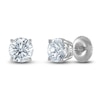 Thumbnail Image 0 of Certified Diamond Solitaire Stud Earrings 1-1/5 ct tw Round 14K White Gold (I1/I)