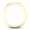 Thumbnail Image 1 of Diamond Stackable Ring 1/4 ct tw Round/Princess 14K Yellow Gold