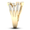 Thumbnail Image 2 of Diamond Stackable Ring 1/4 ct tw Round/Princess 14K Yellow Gold