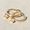 Thumbnail Image 3 of Juliette Maison Natural Peridot Starburst Drop Earrings 10K Rose Gold