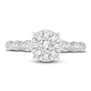 Thumbnail Image 2 of Diamond Engagement Ring 1/2 ct tw Round 14K White Gold