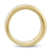 Thumbnail Image 2 of Italia D'Oro Diamond Faux Stack Ring 1/5 ct tw Round 14K Yellow Gold