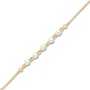 Thumbnail Image 1 of Children's Freshwater Cultured Pearl & Diamond Bracelet 14K Yellow Gold