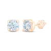 Thumbnail Image 0 of THE LEO First Light Diamond Solitaire Earrings Round 1 ct tw 14K Yellow Gold (I1/I)