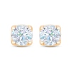 Thumbnail Image 2 of THE LEO First Light Diamond Solitaire Earrings Round 1 ct tw 14K Yellow Gold (I1/I)