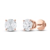 Thumbnail Image 0 of Diamond Solitaire Stud Earrings 1-1/4 ct tw Round 14K Rose Gold (I2/I)