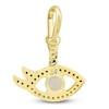 Thumbnail Image 1 of Charm'd by Lulu Frost 10K Yellow Gold 1/4 ct tw Black and White Diamond Opal Vision Charm