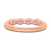 Thumbnail Image 3 of Kallati Round-Cut Natural Pink Sapphire Ring 1/10 ct tw Diamonds 14K Rose Gold