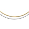 Thumbnail Image 0 of Reversible Omega Chain Necklace 14K Two-Tone Gold 18" 2.0mm