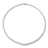Thumbnail Image 1 of Certified Diamonds 7 ct tw Round 14K White Gold Tennis Necklace