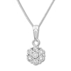Thumbnail Image 0 of Diamond Necklace 1/10 ct tw Round Sterling Silver