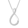 Thumbnail Image 2 of Convertibilities Diamond Necklace 1/4 ct tw Sterling Silver/10K