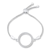 Thumbnail Image 0 of Diamond Circle Bolo Bracelet 1/5 ct tw Round Sterling Silver