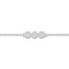 Thumbnail Image 1 of Diamond Anklet 1/10 ct tw Round Sterling Silver