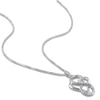Thumbnail Image 1 of Diamond Necklace 1/20 ct tw Round Sterling Silver