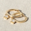 Thumbnail Image 3 of Juliette Maison Natural Garnet Starburst Drop Earrings 10K White Gold