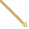 Thumbnail Image 3 of High-Polish Curb Chain Bracelet 24K Yellow Gold 7.5" 5.0mm