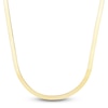 Thumbnail Image 0 of Solid Herringbone Chain Necklace 14K Yellow Gold 16" 6.0mm