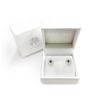Thumbnail Image 4 of Kallati Oval-Cut Natural Emerald & Diamond Earrings 1/3 ct tw 14K Yellow Gold