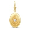 Thumbnail Image 0 of Charm'd by Lulu Frost Diamond Puffed Oval Charm 1/6 ct tw 10K Yellow Gold