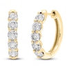 Thumbnail Image 1 of Diamond Hoop Earrings 1 ct tw 14K Yellow Gold