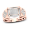 Thumbnail Image 0 of Men's Diamond Ring 1/4 ct tw Round 10K Rose Gold