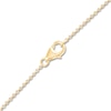 Thumbnail Image 1 of Children's Cultured Pearl & Enamel Butterfly Necklace 14K Yellow Gold 13"