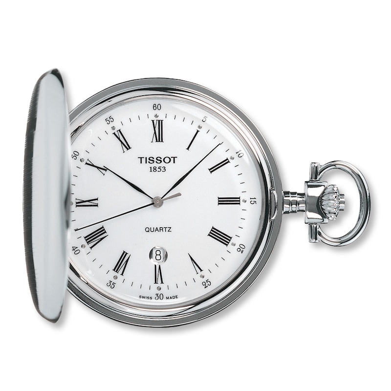 Tissot Men's Pocket Watch With Chain T83655313