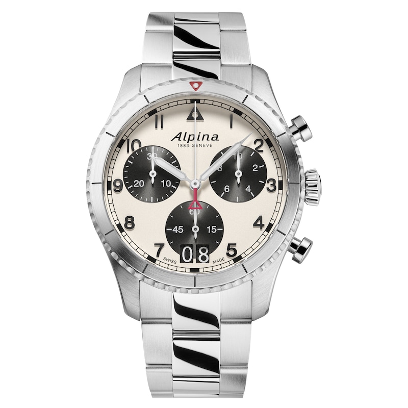 Alpina Startimer Pilot Quartz Chronograph Men's Watch AL-372WB4S26B