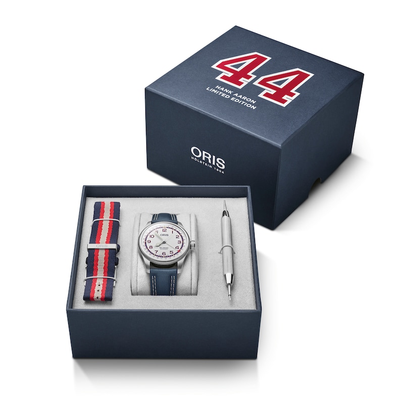 Oris Big Crown Pointer Hank Aaron Limited Edition Watch 01 754 7785 4081-SET