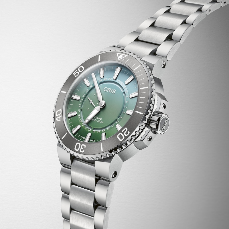 Oris Aquis DAT WATT Limited Edition Automatic Men's Watch 74377344197