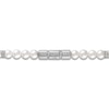 Thumbnail Image 2 of 1933 by Esquire Men's Freshwater Cultured Pearl & Natural White Topaz Necklace Sterling Silver 22"