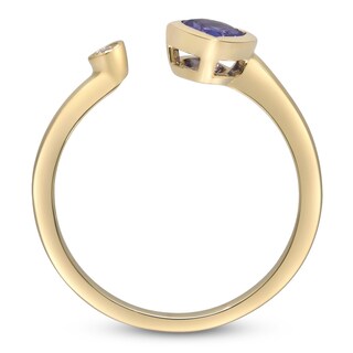 Pearl Accent Open Cuff Ring