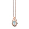Thumbnail Image 0 of Le Vian Opal Necklace 1/2 ct. tw Diamonds 14K Strawberry Gold