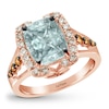 Thumbnail Image 0 of Le Vian Aquamarine Ring 5/8 ct tw Diamonds 14K Strawberry Gold