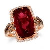 Thumbnail Image 0 of Le Vian Natural Garnet Ring 1/2 ct tw Diamonds 14K Strawberry Gold