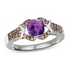 Thumbnail Image 0 of Le Vian Natural Amethyst Ring 1/5 ct tw Diamonds 14K Vanilla Gold