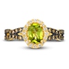 Thumbnail Image 2 of Le Vian Natural Peridot Ring 1/3 ct tw Diamonds 14K Honey Gold