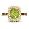 Thumbnail Image 1 of Le Vian Natural Peridot Ring 1/2 ct tw Diamonds 14K Honey Gold