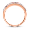 Thumbnail Image 1 of Kallati Round-Cut Natural Pink Sapphire Ring 1/2 ct tw Round 14K Rose Gold