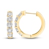 Thumbnail Image 0 of Diamond Hoop Earrings 1/2 ct tw 14K Yellow Gold