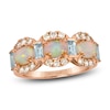 Thumbnail Image 0 of Le Vian Natural Opal, Natural Topaz  & Diamond Ring 3/8 ct tw 14K Strawberry Gold
