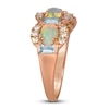 Thumbnail Image 2 of Le Vian Natural Opal, Natural Topaz  & Diamond Ring 3/8 ct tw 14K Strawberry Gold