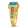 Thumbnail Image 2 of Le Vian Dolce D'Oro Natural Blue Topaz & Diamond Ring 1/4 ct tw 14K Honey Gold