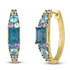 Thumbnail Image 1 of Le Vian Mare Azzurro Natural Multi-Gemstone Earrings 14K Honey Gold