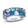 Thumbnail Image 0 of Le Vian Mare Azzurro Natural Multi-Gemstone Ring 14K Vanilla Gold